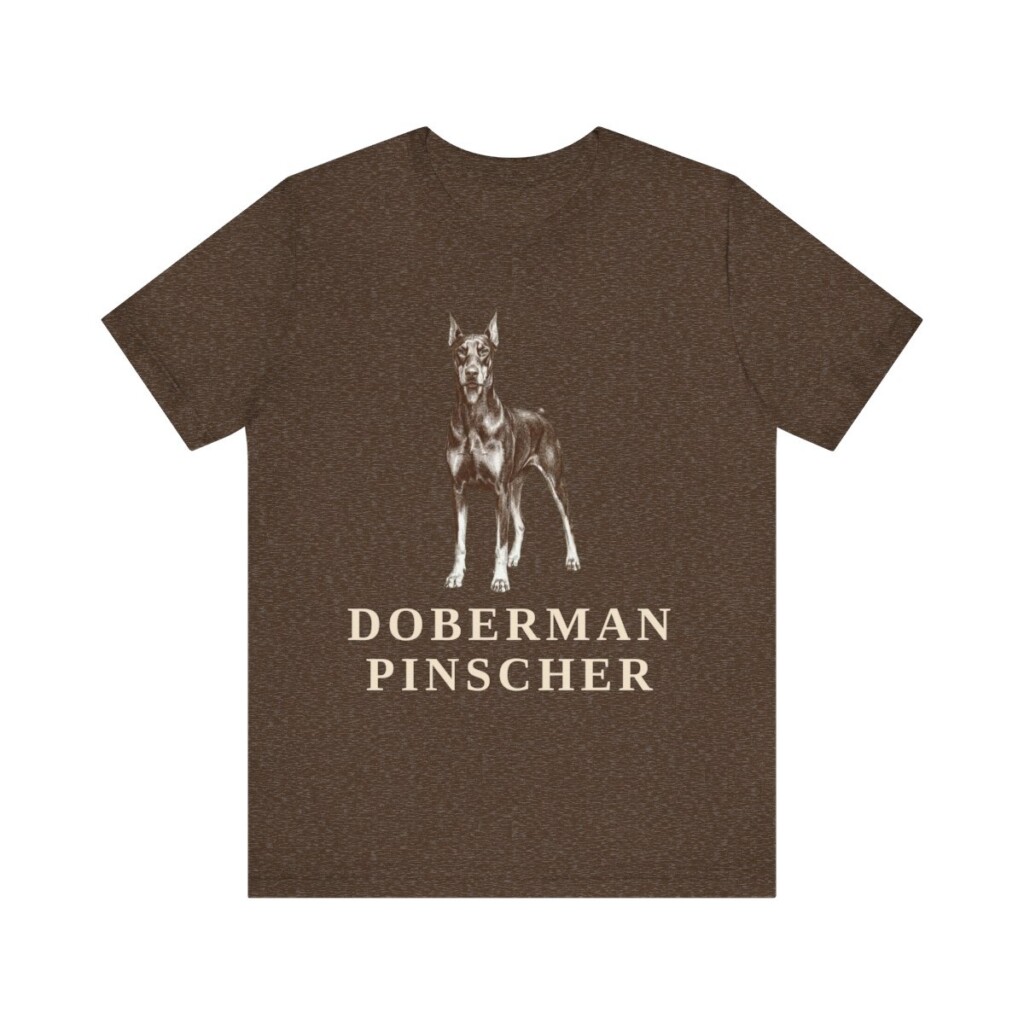 Doberman Pinscher Lover Shirt, Vintage Dog Sketch Tee, Dog Lover Gift Doberman Pinscher Lover Shirt, Vintage Dog Sketch Tee, Dog Lover Gift