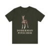 Doberman Pinscher Lover Shirt, Vintage Dog Sketch Tee, Dog Lover Gift Doberman Pinscher Lover Shirt, Vintage Dog Sketch Tee, Dog Lover Gift