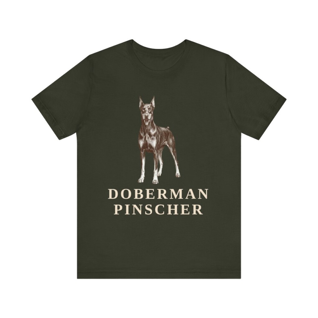 Doberman Pinscher Lover Shirt, Vintage Dog Sketch Tee, Dog Lover Gift Doberman Pinscher Lover Shirt, Vintage Dog Sketch Tee, Dog Lover Gift