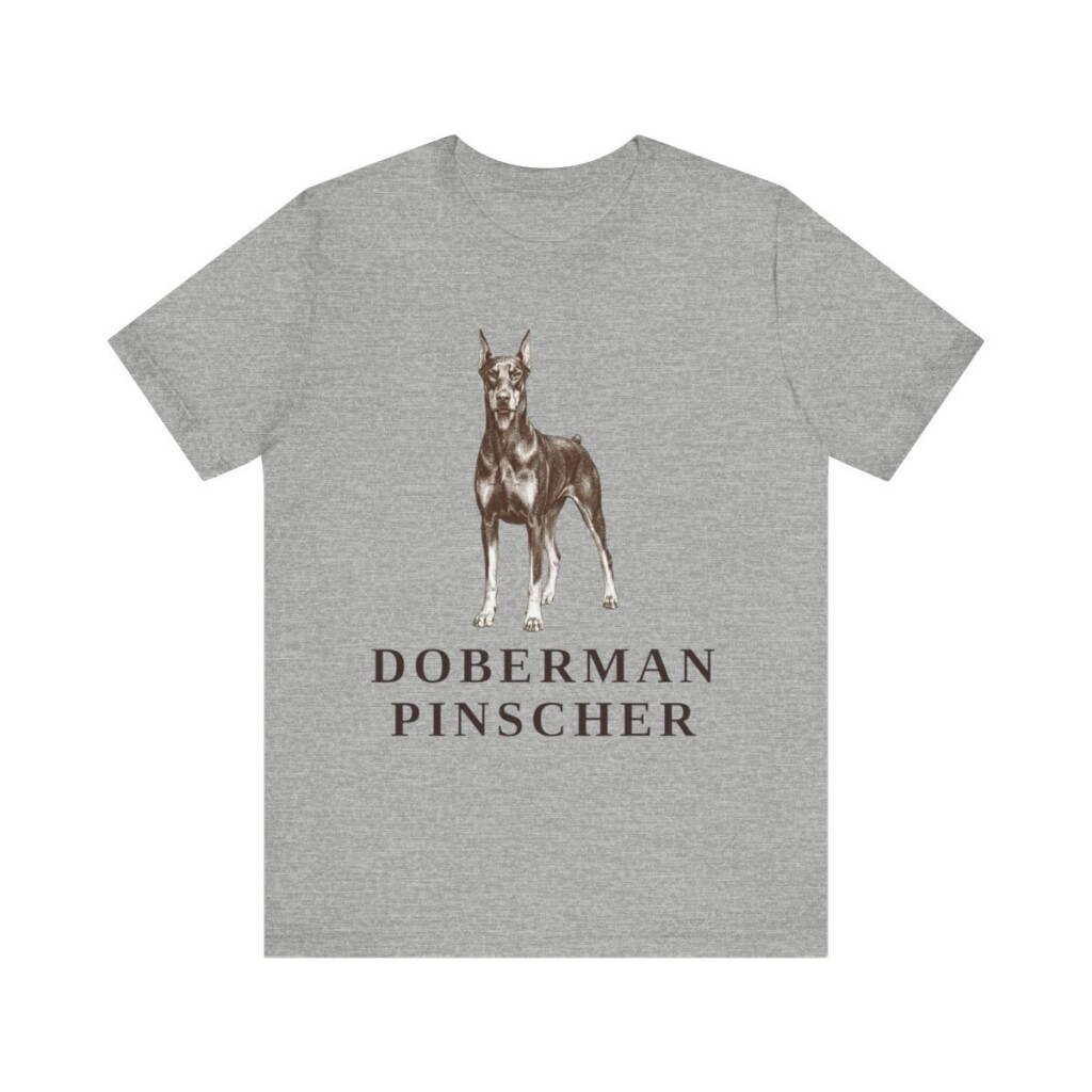 Doberman Pinscher Lover Shirt, Vintage Dog Sketch Tee, Dog Lover Gift Doberman Pinscher Lover Shirt, Vintage Dog Sketch Tee, Dog Lover Gift