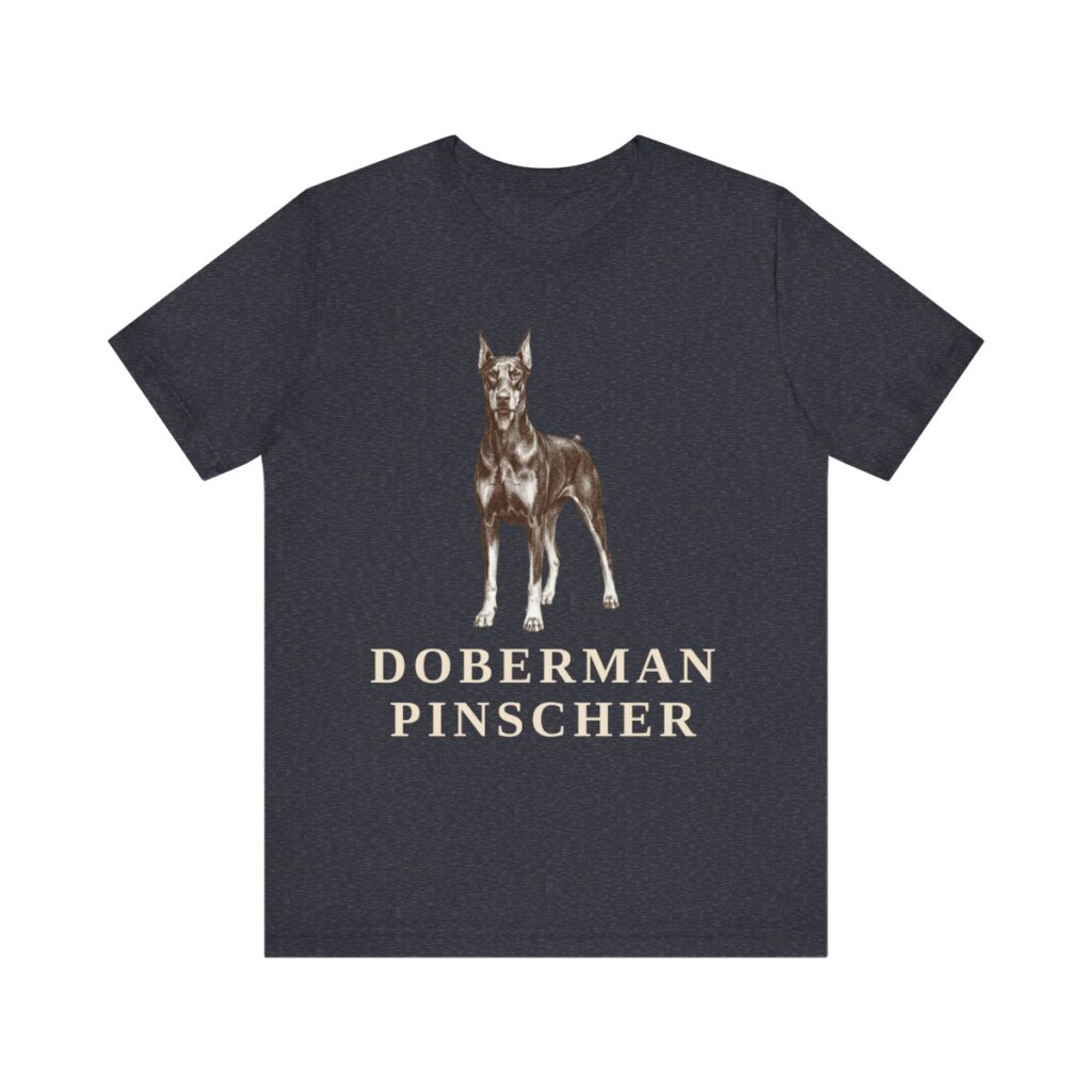 Doberman Pinscher Lover Shirt, Vintage Dog Sketch Tee, Dog Lover Gift Doberman Pinscher Lover Shirt, Vintage Dog Sketch Tee, Dog Lover Gift