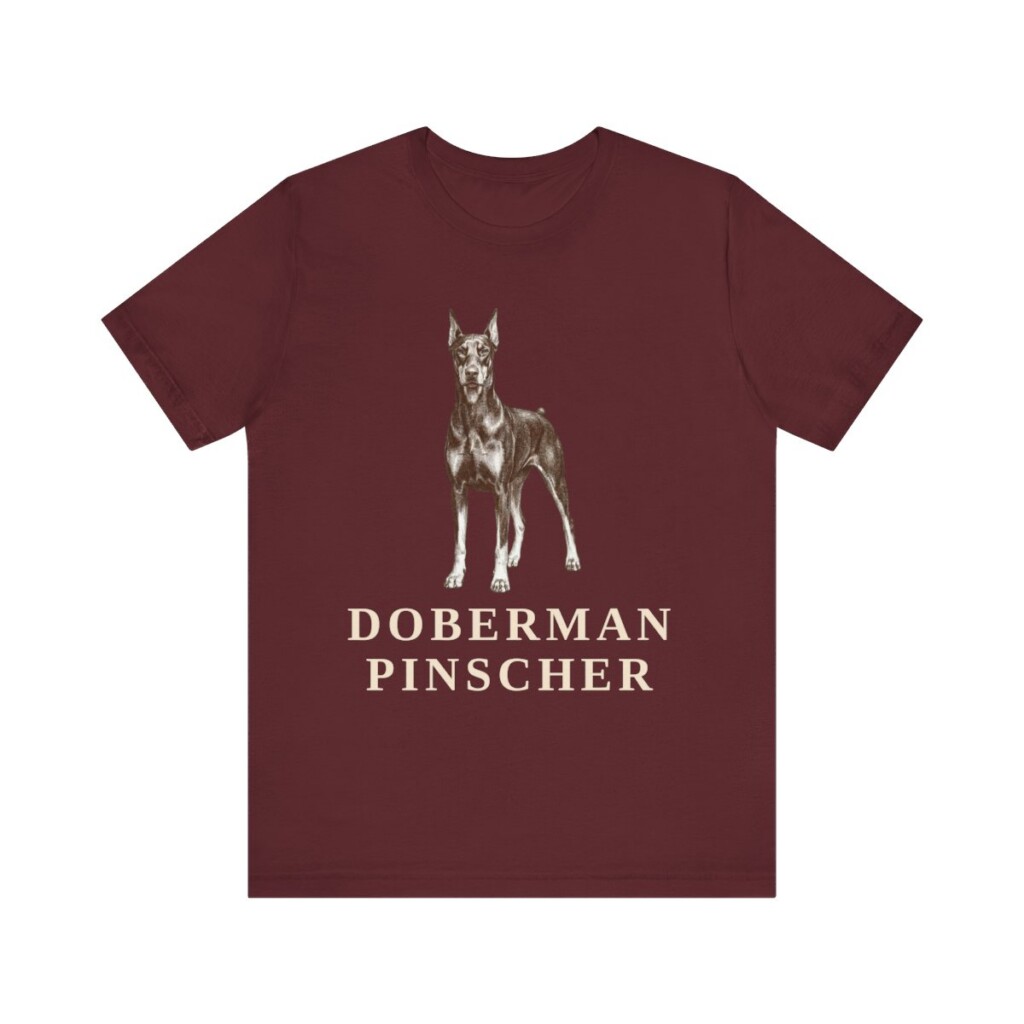 Doberman Pinscher Lover Shirt, Vintage Dog Sketch Tee, Dog Lover Gift Doberman Pinscher Lover Shirt, Vintage Dog Sketch Tee, Dog Lover Gift