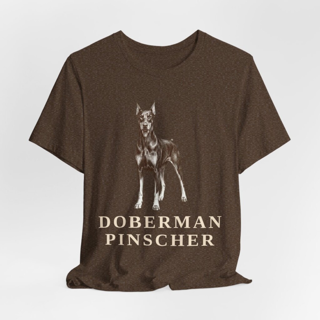 Doberman Pinscher Lover Shirt, Vintage Dog Sketch Tee, Dog Lover Gift Doberman Pinscher Lover Shirt, Vintage Dog Sketch Tee, Dog Lover Gift