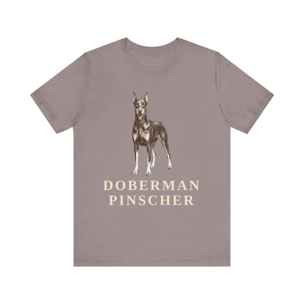 Doberman Pinscher Lover Shirt, Vintage Dog Sketch Tee, Dog Lover Gift Doberman Pinscher Lover Shirt, Vintage Dog Sketch Tee, Dog Lover Gift