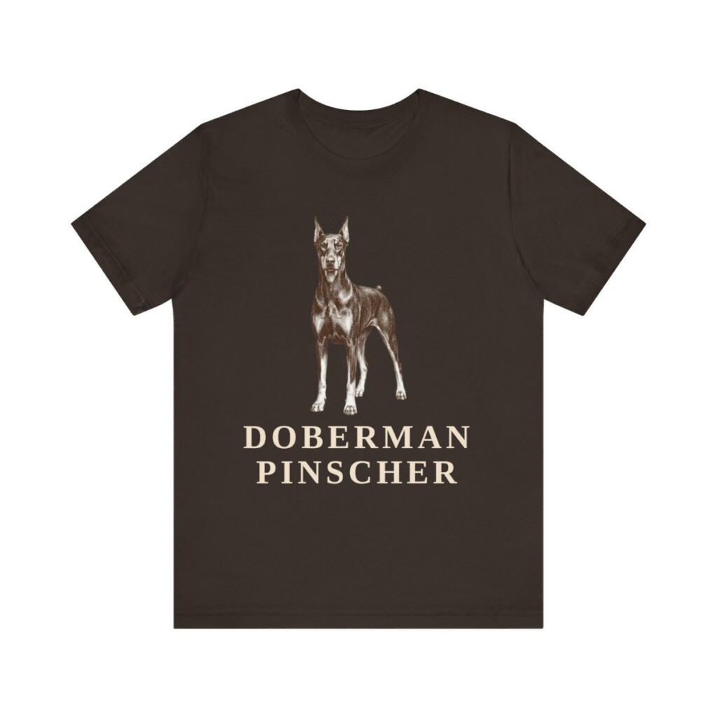 Doberman Pinscher Lover Shirt, Vintage Dog Sketch Tee, Dog Lover Gift Doberman Pinscher Lover Shirt, Vintage Dog Sketch Tee, Dog Lover Gift