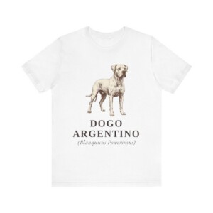 Dogo Argentino Latin Shirt, Vintage Dog Sketch Tee, Dog Latin Gift