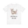 Dorgi Dad Shirt, Vintage Dog Sketch Tee, Dog Dad Gift