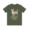 Dorgi Dad Shirt, Vintage Dog Sketch Tee, Dog Dad Gift