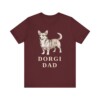 Dorgi Dad Shirt, Vintage Dog Sketch Tee, Dog Dad Gift