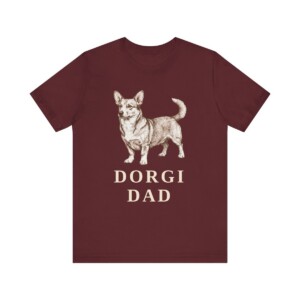 Dorgi Dad Shirt, Vintage Dog Sketch Tee, Dog Dad Gift