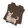 Dorgi Dad Shirt, Vintage Dog Sketch Tee, Dog Dad Gift