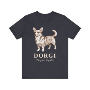 Dorgi Latin Shirt, Vintage Dog Sketch Tee, Dog Latin Gift