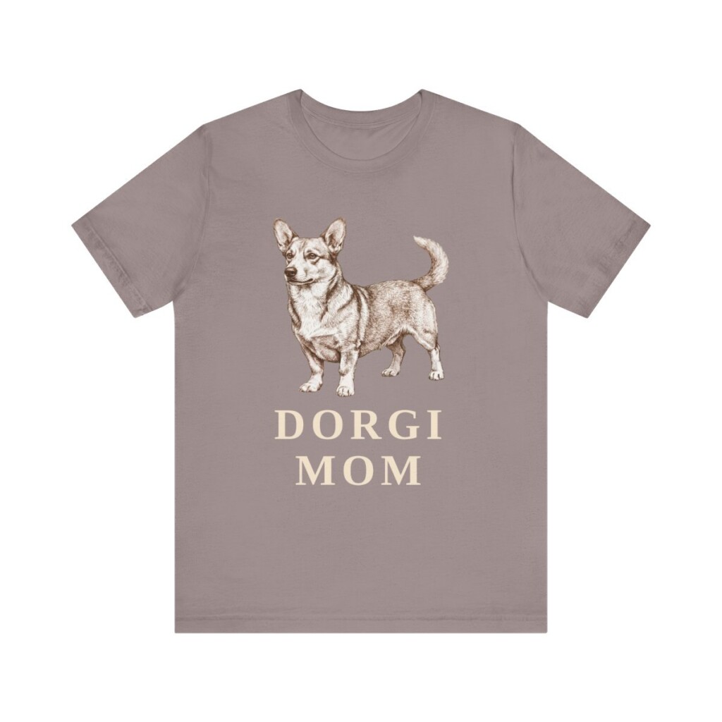 Dorgi Mom Shirt, Vintage Dog Sketch Tee, Dog Mom Gift