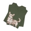 Dorgi Mom Shirt, Vintage Dog Sketch Tee, Dog Mom Gift