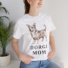 Dorgi Mom Shirt, Vintage Dog Sketch Tee, Dog Mom Gift