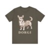 Dorgi Shirt, Vintage Dog Sketch Tee, Dog Lover Gift