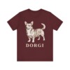 Dorgi Shirt, Vintage Dog Sketch Tee, Dog Lover Gift