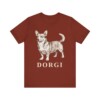 Dorgi Shirt, Vintage Dog Sketch Tee, Dog Lover Gift