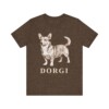 Dorgi Shirt, Vintage Dog Sketch Tee, Dog Lover Gift