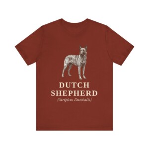 Dutch Shepherd Latin Shirt, Vintage Dog Sketch Tee, Dog Latin Gift