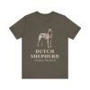 Dutch Shepherd Latin Shirt, Vintage Dog Sketch Tee, Dog Latin Gift