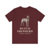 Dutch Shepherd Latin Shirt, Vintage Dog Sketch Tee, Dog Latin Gift