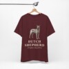Dutch Shepherd Latin Shirt, Vintage Dog Sketch Tee, Dog Latin Gift