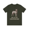 Dutch Shepherd Shirt, Vintage Dog Sketch Tee, Dog Lover Gift