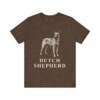 Dutch Shepherd Shirt, Vintage Dog Sketch Tee, Dog Lover Gift