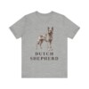 Dutch Shepherd Shirt, Vintage Dog Sketch Tee, Dog Lover Gift