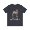 Dutch Shepherd Shirt, Vintage Dog Sketch Tee, Dog Lover Gift