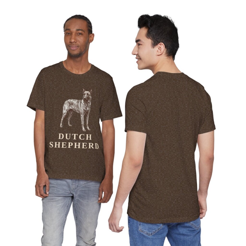 Dutch Shepherd Shirt, Vintage Dog Sketch Tee, Dog Lover Gift