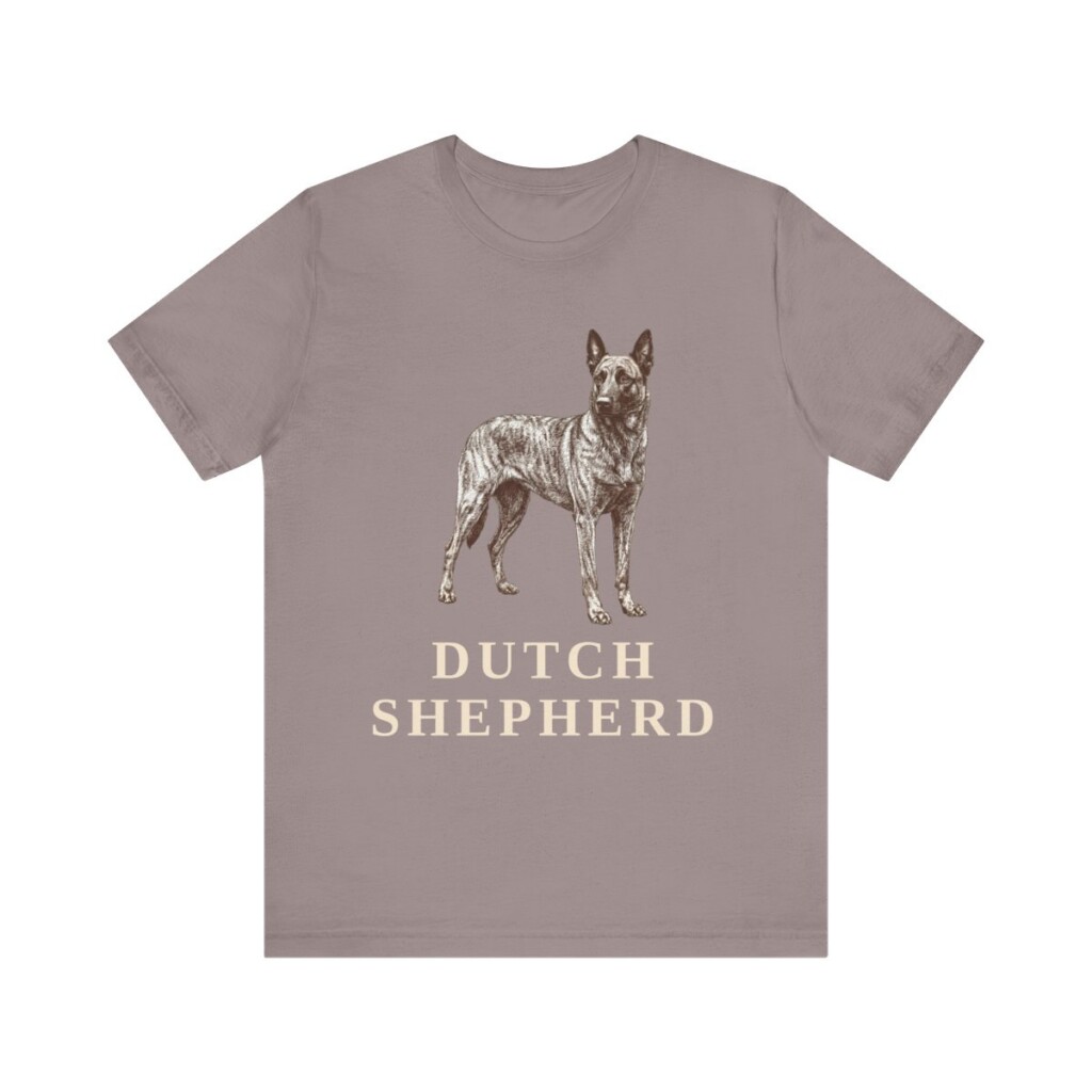 Dutch Shepherd Shirt, Vintage Dog Sketch Tee, Dog Lover Gift