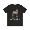 Dutch Shepherd Shirt, Vintage Dog Sketch Tee, Dog Lover Gift