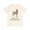 Dutch Shepherd Shirt, Vintage Dog Sketch Tee, Dog Lover Gift