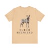 Dutch Shepherd Shirt, Vintage Dog Sketch Tee, Dog Lover Gift