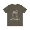 Dutch Shepherd Shirt, Vintage Dog Sketch Tee, Dog Lover Gift