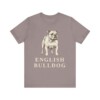 English Bulldog Lover Shirt, Vintage Dog Sketch Tee, Dog Lover Gift