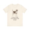 English Foxhound Dad Shirt, Vintage Dog Sketch Tee, Dog Dad Gift