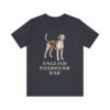 English Foxhound Dad Shirt, Vintage Dog Sketch Tee, Dog Dad Gift