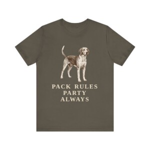 English Foxhound Humor Shirt, Vintage Dog Sketch Tee, Dog Humor Gift