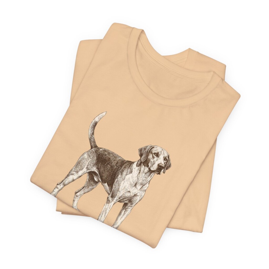 English Foxhound Humor Shirt, Vintage Dog Sketch Tee, Dog Humor Gift English Foxhound Humor Shirt, Vintage Dog Sketch Tee, Dog Humor Gift