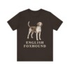 English Foxhound Shirt, Vintage Dog Sketch Tee, Dog Lover Gift