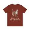 English Foxhound Shirt, Vintage Dog Sketch Tee, Dog Lover Gift