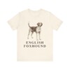 English Foxhound Shirt, Vintage Dog Sketch Tee, Dog Lover Gift