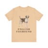 English Foxhound Shirt, Vintage Dog Sketch Tee, Dog Lover Gift