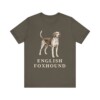 English Foxhound Shirt, Vintage Dog Sketch Tee, Dog Lover Gift