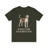 English Foxhound Shirt, Vintage Dog Sketch Tee, Dog Lover Gift