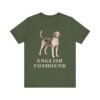 English Foxhound Shirt, Vintage Dog Sketch Tee, Dog Lover Gift