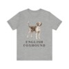 English Foxhound Shirt, Vintage Dog Sketch Tee, Dog Lover Gift